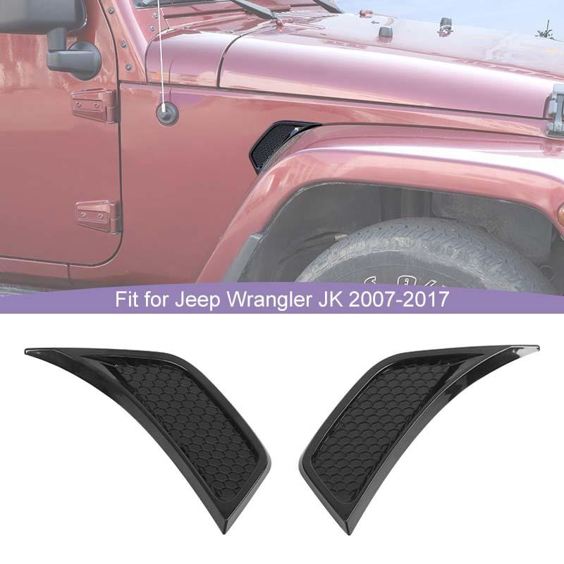 Декоративная защитная накладка на крыло для Jeep Wrangler JK 2007-2017, аксессуары для экстерьера автомобиля