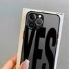 ЧЕХОЛ «ДА И НЕТ» для iPhone 17 Pro Max XS XR Air 7 8 SE 15 12 11 13 Mini 16 Plus 14 Funda Задняя крышка телефона