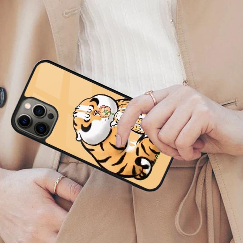 Забавные Животные Кошки Собака Тигр Магнитный Чехол для Телефона Для APPLE iPhone 17 Air 16 14 13 12 Pro Max 15 Plus Беспроводной MagSafe Чехол