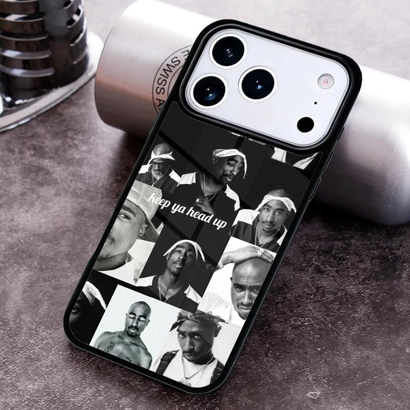 Чехол для телефона с изображением рэпера 2pac, певца Tupac для iPhone 17 16 15 Pro Max Air 14 13 12 11 Plus, противоударный чехол Capa