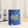 StoBag, Подарочные пакеты для игр с ручками, Иди и побеждай, для вечеринки с играми, упаковка сладостей для детей, многоразовая бумага, 12/30 шт.