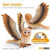 Realistic Owl Wildlife Animal Pvc Model For Kids Learning And Collecting