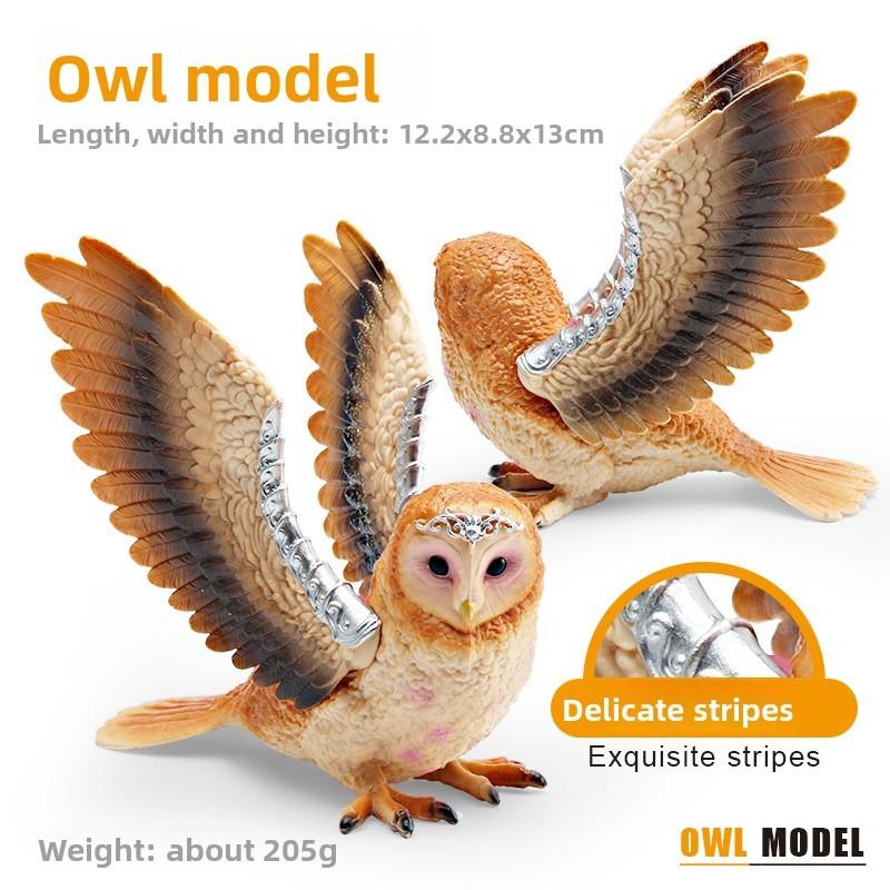 Realistic Owl Wildlife Animal Pvc Model For Kids Learning And Collecting