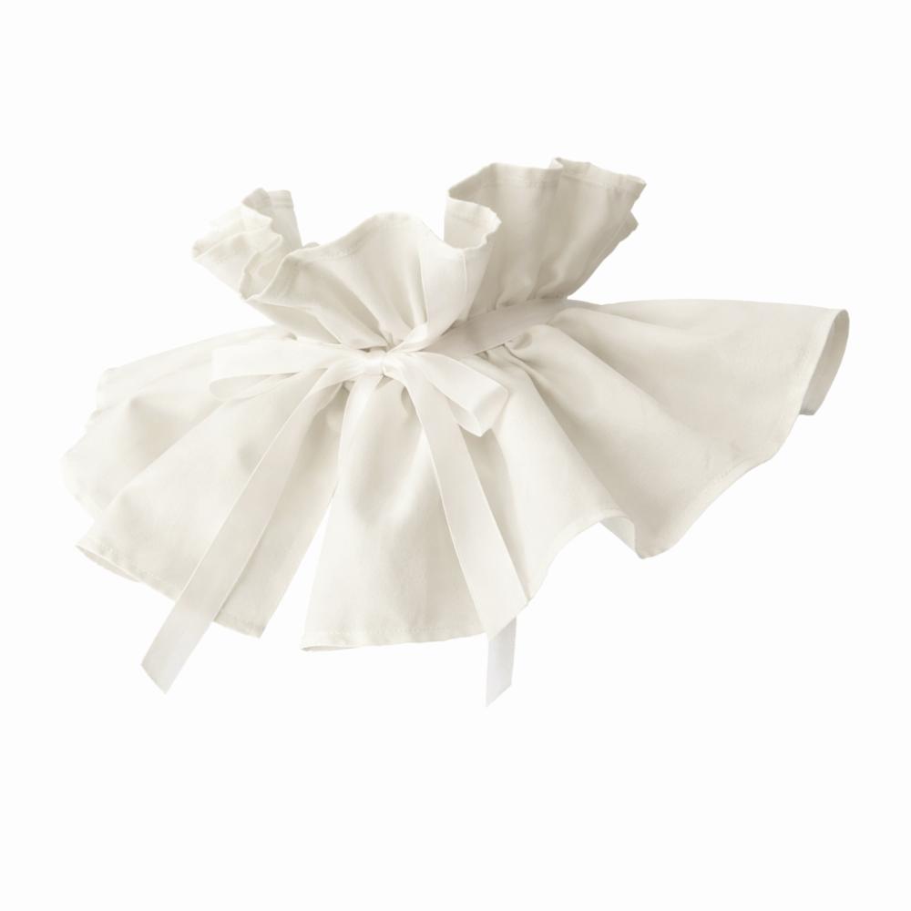 Шарф-накидка с завязками-лентами, с оборками, кружевом, шнуровкой, плиссированный, ретро, с воротником-стойкой, одежда для девочек