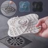 Anti-Clog Shower Drain Cover with Suction Cup Reusable Silicone Hair Catcher for Bathroom Sink Strainer Floor Drain Filter Grate