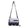 Reebok Fabric Crossbody Bags Unisex Night Shadow Purple/Stone Gray Green RB250629M