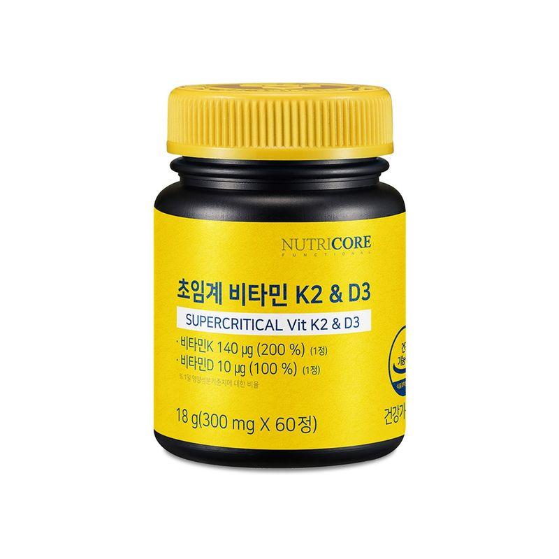 Nutricore Vitamin K2 & D3 60cp