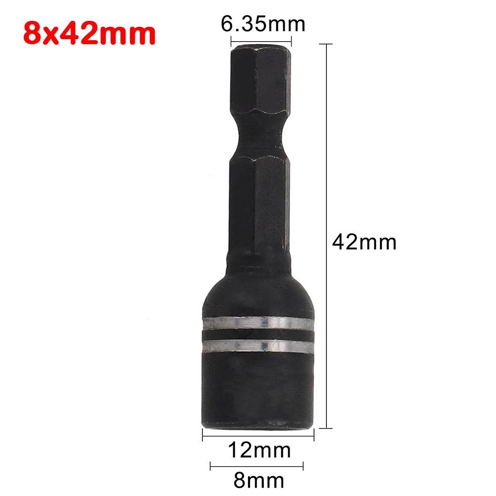 8mm Socket Bit DIY Socket Wrench Magnetic Nut Screwdriver for Power Drills Drivers Socket Kit