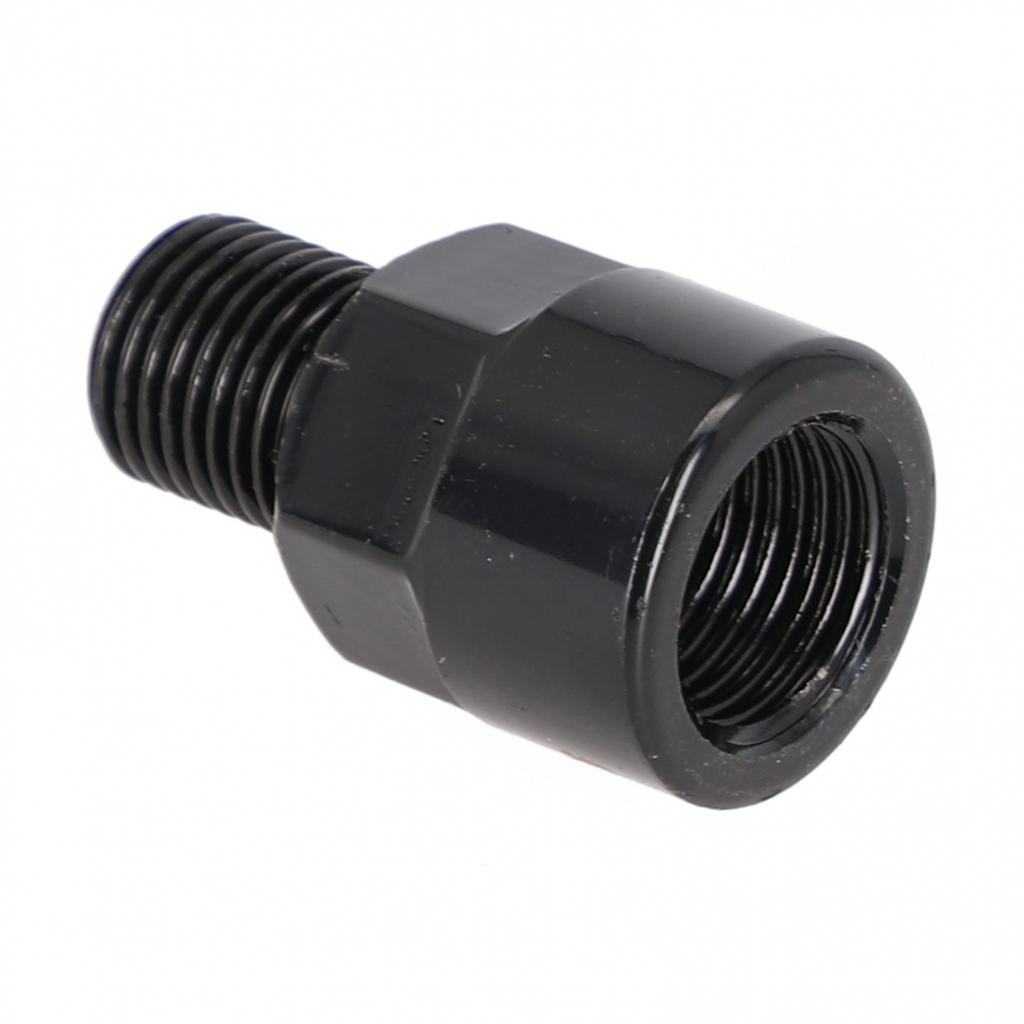 Адаптер для педалей велосипеда из алюминиевого сплава для шатунов 1/2 дюйма и педалей 14 мм, черный