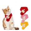 Зимний шерстяной шарф для домашних кошек, Теплый и праздничный шарф для Праздника Весны, Аксессуары для дня рождения для собак