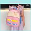 Trendy Lightweight Nylon Backpack For Kids Featuring Adorable Cartoon Design