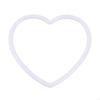 62KD Love Heart Shaped Catcher Rings Plastic Dreamcatcher Rings for Valentine's Day