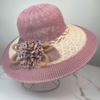 Summer New Fisherman Hat, Sunshade Flower Decor Weaving Straw Hat, Breathable Foldable Women's Sun Hat