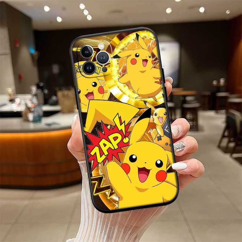 Милый чехол для телефона Pokemon для Samsung S20 S21 S21S S22 S23 S24 FE Ultra Plus Lite F06 F16 M06 M16 M56 A07 A17 A36 A37 A55 A57
