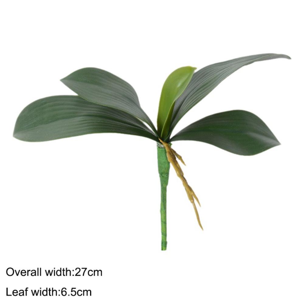 Leaves Decorative Flowers Phalaenopsis Leaf Simulation Leaves Artificial Plants Plastic Grass