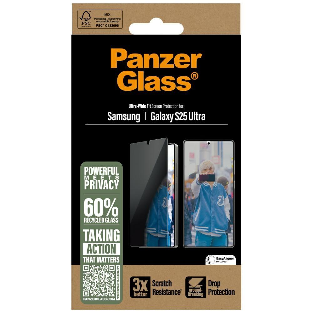 Szkło prywatyzujące do Samsung Galaxy S25 Ultra PanzerGlass Ultra-Wide Fit