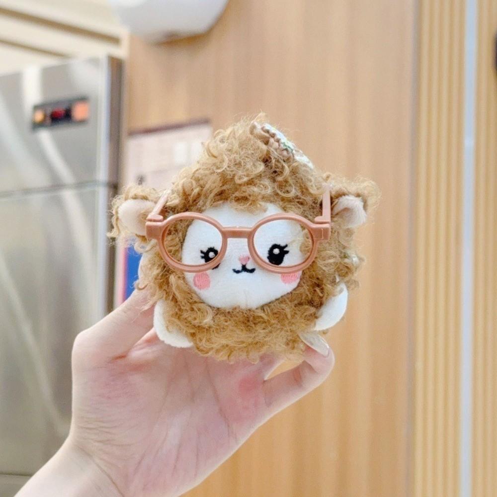 Soft Sheep Keychain Doll Short Velvet Sheep Keychain New Bag Pendant Backpack Accessories