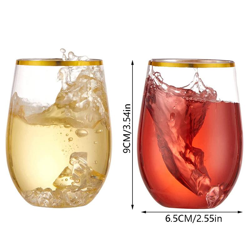 360 мл небьющийся пластиковый бокал для вина небьющийся стакан для красного вина стаканы чашка