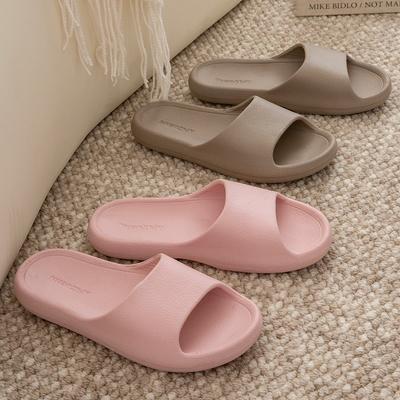 Домашние прохладные тапочки женские летние простые японские с мягкой подошвой для помещений легкие и бесшумные парные напольные тапочки на перемычке мужские