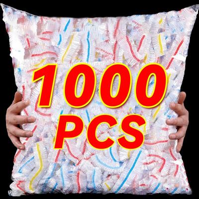 100-1000 шт. Одноразовая крышка для еды Кухонные нейлоновые упаковочные пакеты для хранения Пластиковая эластичная пленка Крышки для еды Крышка для сохранения свежести Тарелка