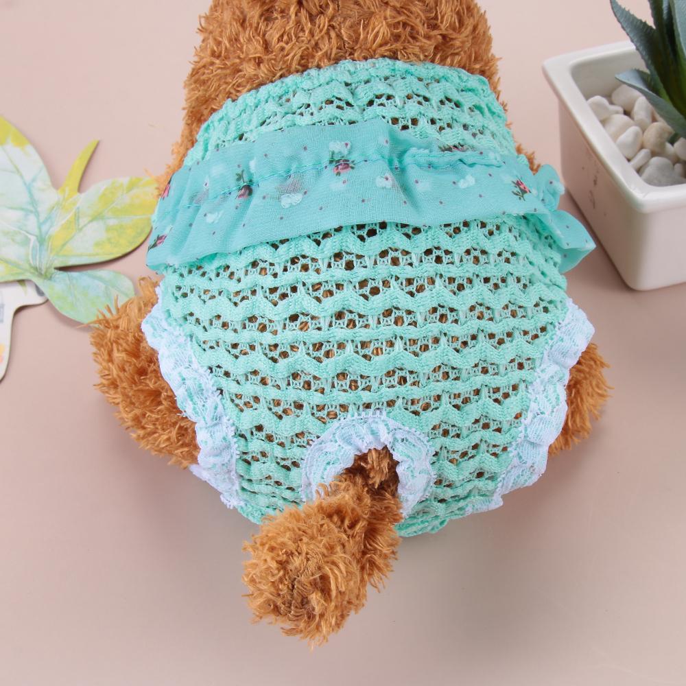 Милая одежда шифон эластичность кошачьи принадлежности трусики для собак физиологические штаны для домашних животных подгузник для щенков