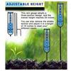 Пластиковый дождемер Регулируемый метеорологический прибор Инструмент для измерения дождевой воды Наружный