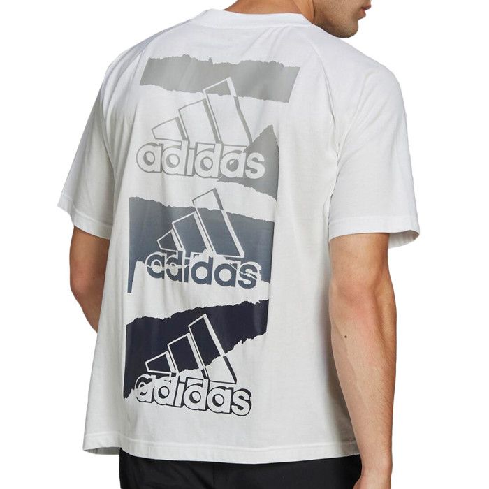 Футболка - ADIDAS - M BL Q2 T МУЖСКАЯ HE4421 - 100% хлопок - Короткий рукав - Круглый вырез