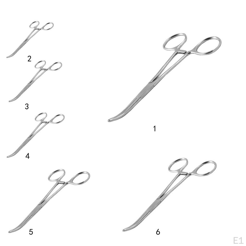 Гемостатический зажим изогнутый