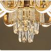 Хрустальная люстра для гостиной, современная простая атмосфера, для спальни, столовой, для гостиной, люстры