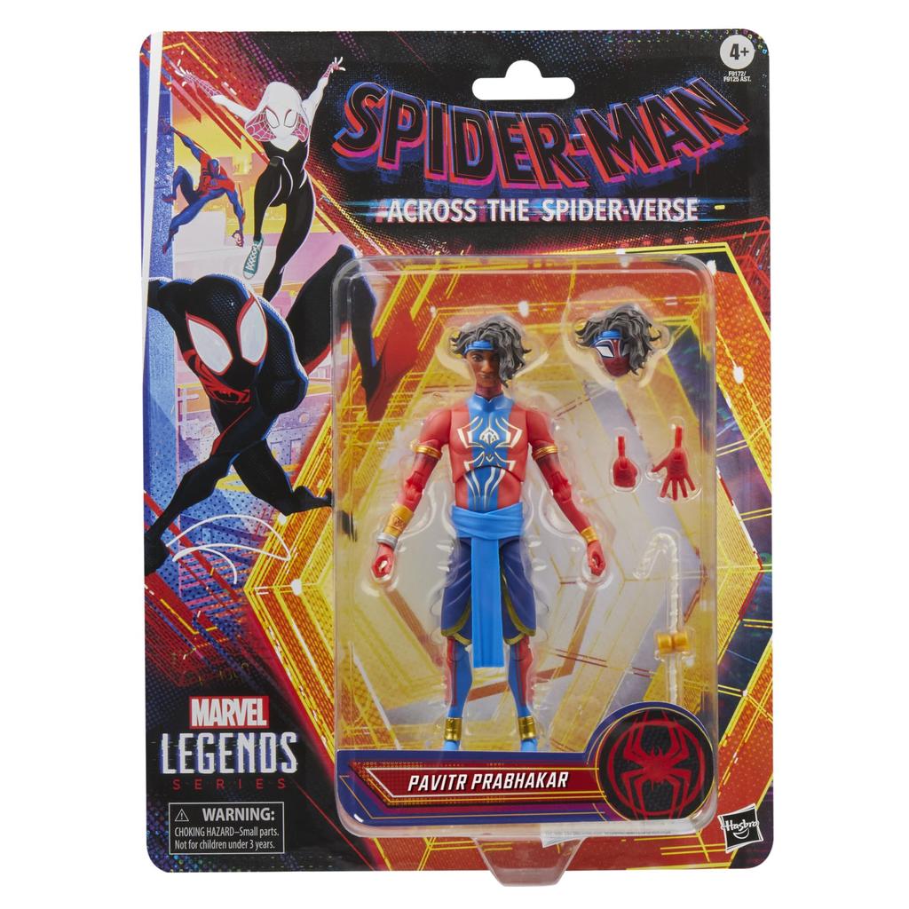 Hasbro MARVEL Marvel Legends Series Pavitru Across the Collectible 15 см Фигурка F9172 Оригинальный продукт Prapakar, Человек-паук Spider-Verse