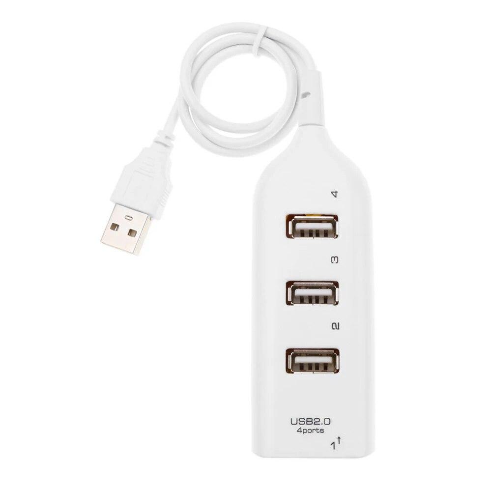 4-портовый USB 5 Мбит/с 1.1 высокоскоростной мини-концентратор с рисунком 2.0 адаптер расширитель компьютерный разветвитель