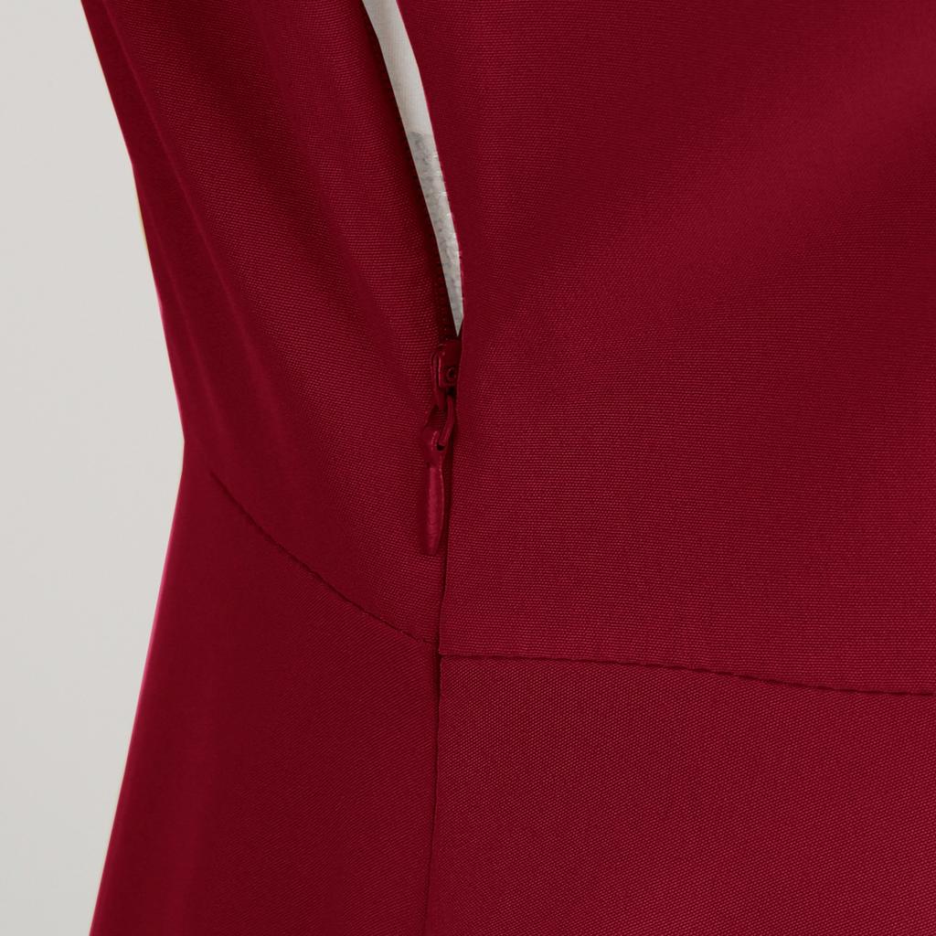 GMXIA Женское темпераментное профессиональное винтажное двубортное свободное платье с воротником-стойкой в горошек