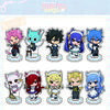 Акриловая подставка Fairy Tail 100 Years Quest, и брелок-фигурка горничной с кошачьими ушками и дворецкого, Аниме-декор для рабочего стола Nekomimi, Кавайная тарелка Новинка