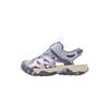 Li Ning Kids Outdoor Soft Comfortable Fashion Versatile Sandals Kids Sandals Bellflower-Purple Plain-Purple Light-Pink YKEV030-6