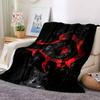 Dark Symbol Flannel Blanket Throw Blanket Soft Warm Sofa Bed Camping home Decor Unique Christmas Gift C92669