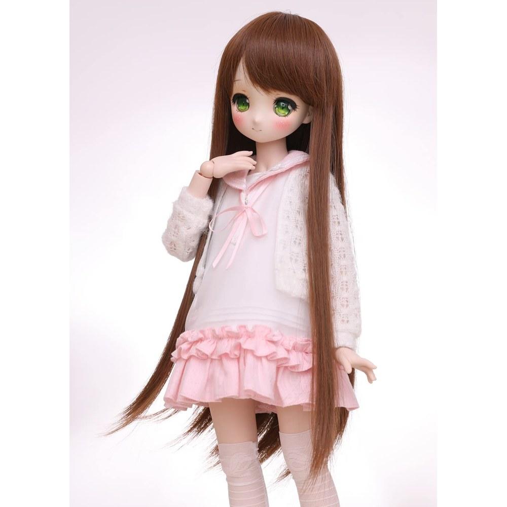 Парик для кук Linfairy 8-9 дюймов, масштаб 1/3, BJD, коричневый