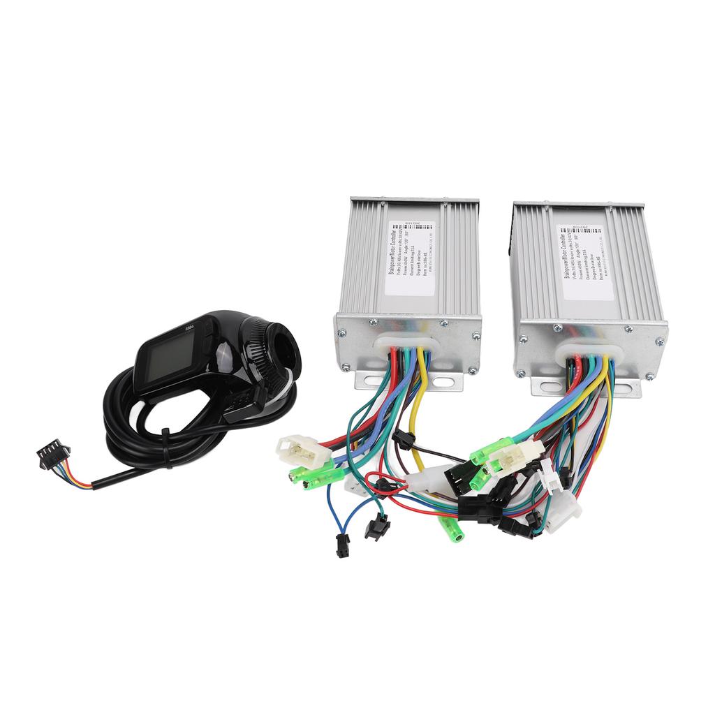 Комплект бесколлекторного контроллера для электровелосипеда/скутера 36 48 В 450 Вт, ЖК-инструмент, комплект контроллера с двойным приводом