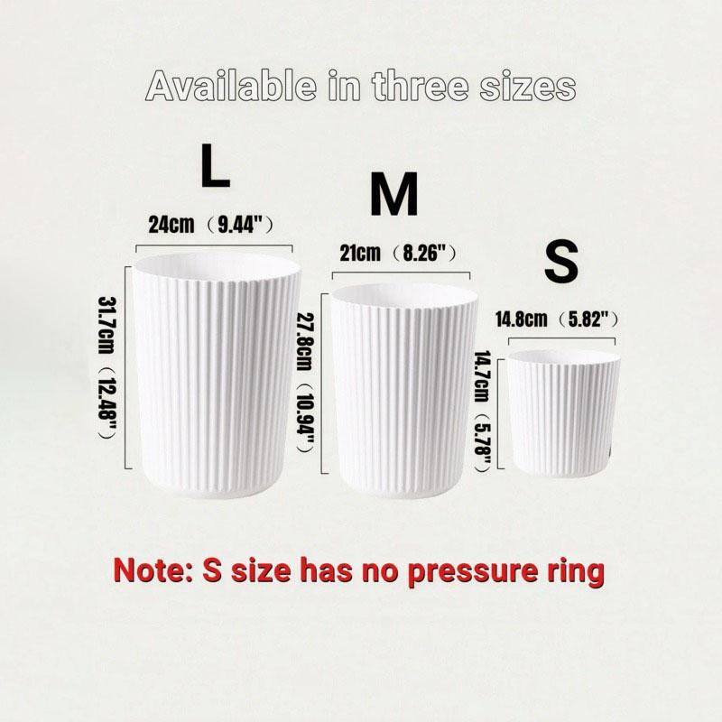 1 шт. Простая полосатая мусорная корзина, корзина для бумаги для спальни, гостиной, ванной комнаты, контейнер для отходов