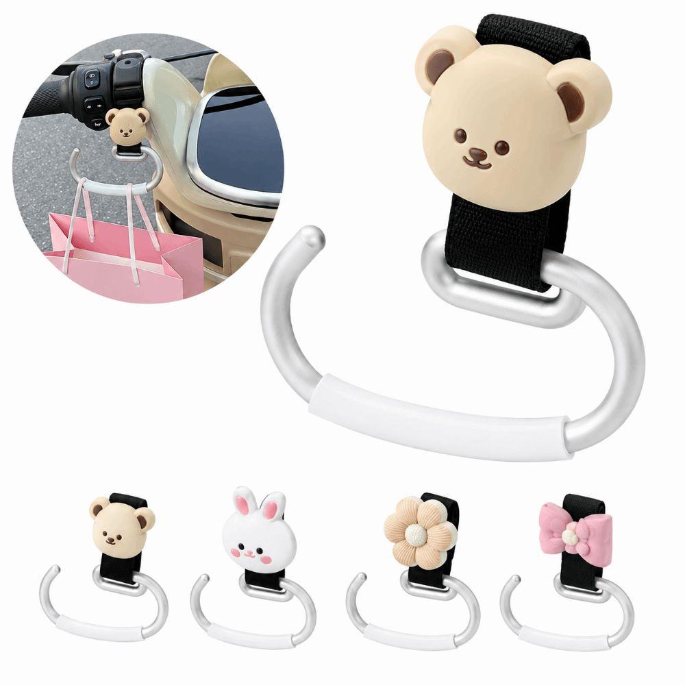 2PCS Extended Length Handlebar Hook Hanging Bracket Handlebar Mount Hook Daily Item Hanging