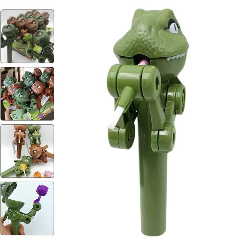 Держатель для леденцов в виде динозавра Игрушка Держатель для леденцов Робот Хранение конфет для детей Пылезащитное хранение конфет Подарок Подставка для торта Новинки