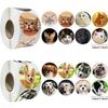 1000pcs Kawaii Cats Dogs Animals Scrapbooking Sticker Thank You Stickers Craft Supplies for Kids Woman Man Gift
