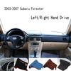 For 2003-2007 Subaru Forester SG9 Dashmat Dash Mat Dashboard Cover Instrument Panel Sunscreen Pad Ornaments
