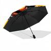 1PC Print Personality Umbrella, Featuring Automatic Folding, And Shielding. This Sturdy And Durable Umbrella with Eight Ribs Is Convenient for Outdoor