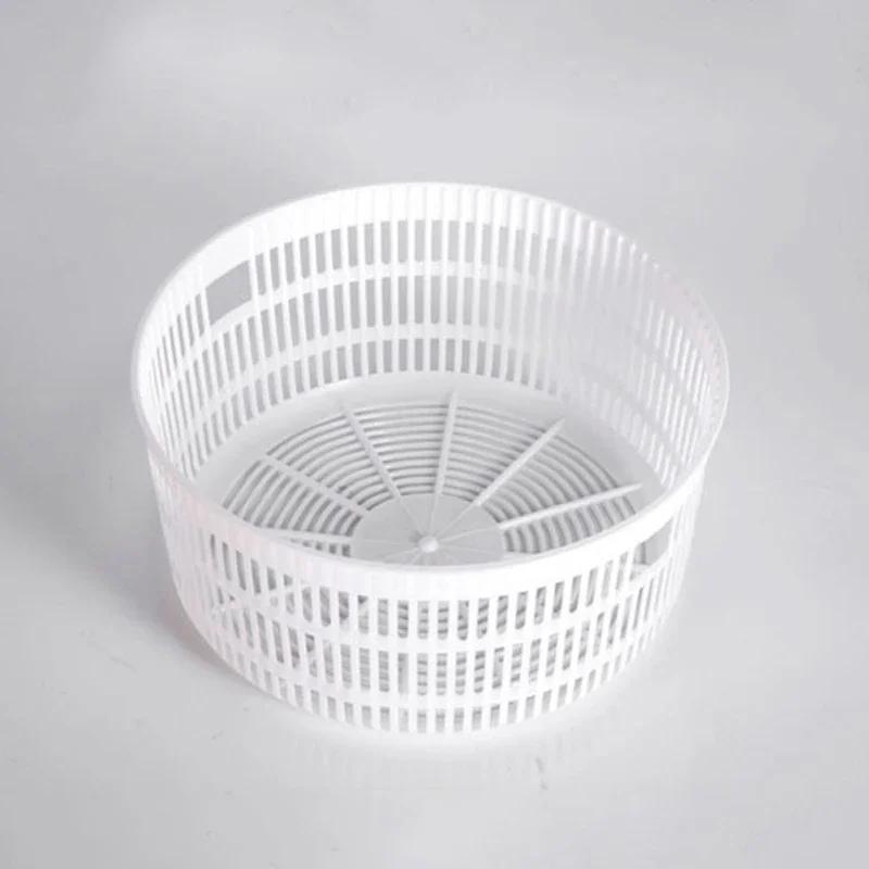 Большая емкость роторной сушилки для овощей, центрифуги для салата, сушилка для листьев салата, сушилка для овощей, фруктов, овощей, корзина для мытья