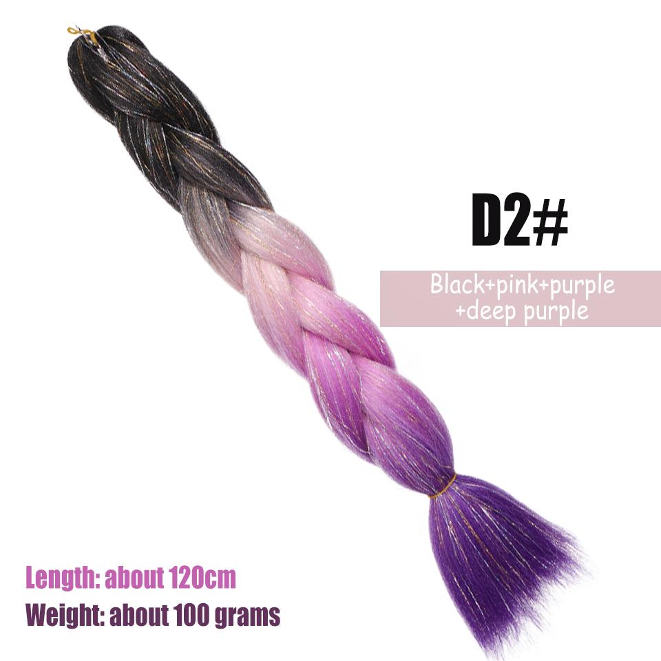 120 см блестящая большая коса синтетический парик женский многоцветный химическое волокно высокотемпературный шелк плетение вручную косичка парик