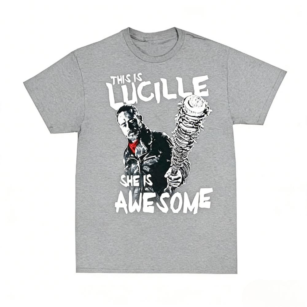 The Walking Dead Negan This Is Lucille Vintage TV Series Tee Unisexs Womens Iconic Lucille Swing Graphic Casual 2026 Summer TShirt