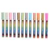 12 Colors Acrylic Paint Pens 0.7mm Fine Tip for Wood Glass Stone Metal