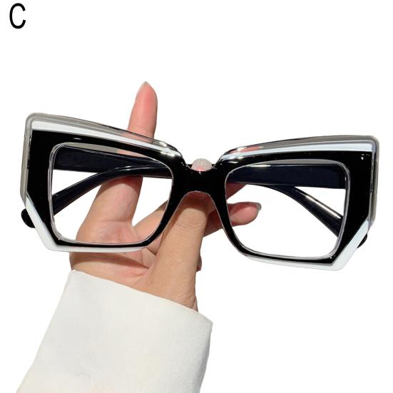 Очки с блокировкой синего света для мужчин и женщин, квадратные очки с большой оправой, очки для компьютера, монитора, игр, чтения, против усталости