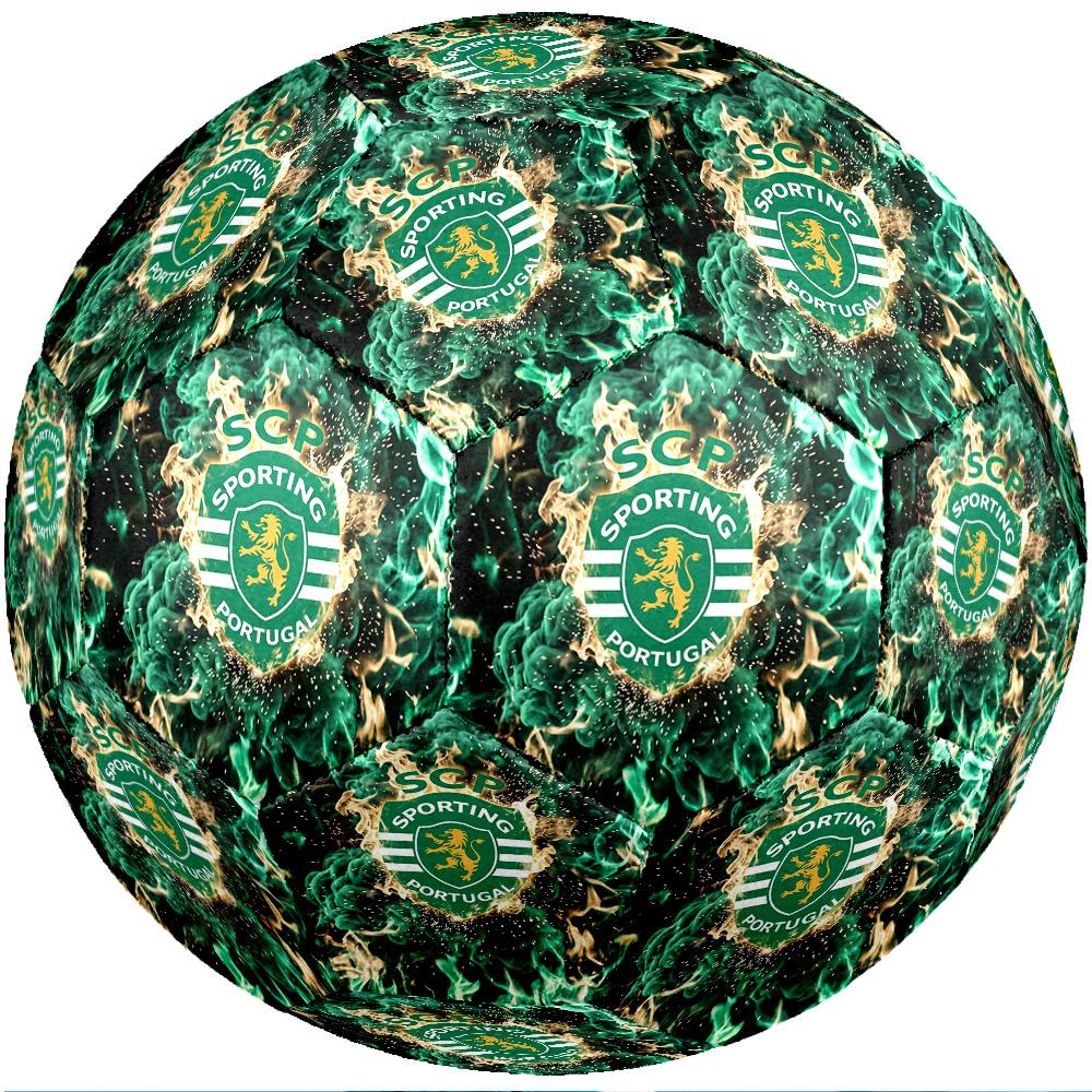Футбольный мяч Sporting CP FC, размер 5, стандартный, прочный, для тренировок и матчей, для взрослых, для занятий спортом на открытом воздухе