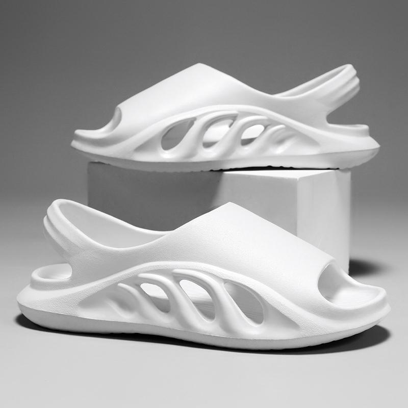 Модные стильные парные сандалии из ЭВА, нескользящие, для улицы, мужские тапочки, мягкие, удобные, легкие, мужские сандалии, тапочки, мужская и женская пляжная обувь